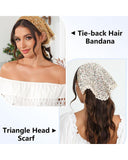 Small Floral Triangle Scarf