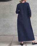 Fashionable Casual Long-Sleeved Dress