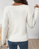 Fashionable Casual V-Neck Sweater