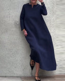 Fashionable Casual Long-Sleeved Dress