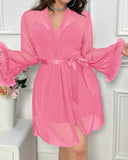 Sexy Lace Nightgown Suspender Suit