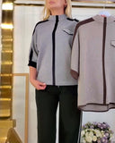 Casual Striped Knitted T-Shirt