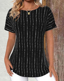 Casual Printed Crew Neck T-Shirt
