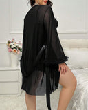 Sexy Lace Nightgown Suspender Suit