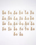 Initial Letter Pendant Necklaces -2 Pack