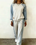 Fashionable And Elegant Contrasting Color Suit