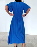 Cross Waist Design Waist Dress