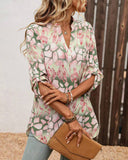 Fashion Floral Long Sleeve Blouse