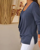 Fake Two-Piece Fashion Tops