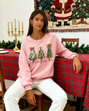 Drop-Shoulder Printed Loose Sweatshirt