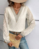 V-Neck Stylish Blouse