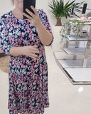 Casual Floral Print Dress