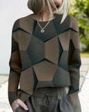 Casual Crew Neck Pullover