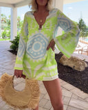 Casual Fashion Printed Swimsuit Cover Up