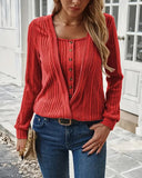 Fake Two-Piece Knit Sweater