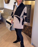 Half-Zip Stand Collar Fashionable Pullover