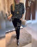 Casual Leopard Print Top