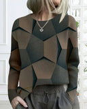 Casual Crew Neck Pullover