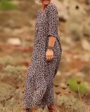 Printed Fashion Round Neck Dress