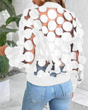 Zipper Mesh Fashion Style Jacket