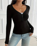 Lace-Trimmed Layered-Look Top
