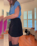 Solid Slimming Bodycon Skirt