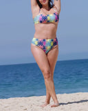 Holiday Print Bikini Two-Piece Swimsuit