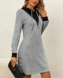 Casual Hooded Comfort Dress