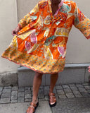 Bohemian Fashion Print Dress