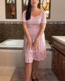 Polka Dot Print Dress