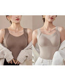 Women's Thermal Tank Tops With Built-in Bra