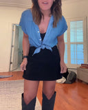 Solid Slimming Bodycon Skirt