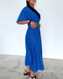 Cross Waist Design Waist Dress
