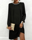 Fashionable And Elegant Long Sleeve Dress