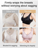 Front Buckle Satin Lace Bra