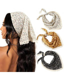 Small Floral Triangle Scarf