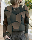 Casual Crew Neck Pullover