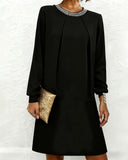 Fashionable And Elegant Long Sleeve Dress