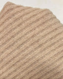 Button-Up Ribbed Brushed Hoodie