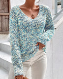 Fashionable Casual V-Neck Sweater