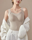 Women's Thermal Tank Tops With Built-in Bra