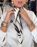 Solid Color Long-Sleeved Collared Shirt