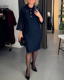 Elegant Lace Patchwork Dress