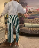 Striped Elegant Trousers