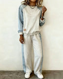 Fashionable And Elegant Contrasting Color Suit