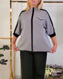 Casual Striped Knitted T-Shirt