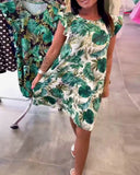 Versatile Printed Dress