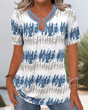 Printed Tie-Dye T-Shirt