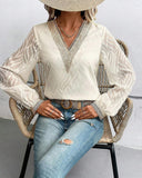 V-Neck Stylish Blouse