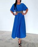 Cross Waist Design Waist Dress
